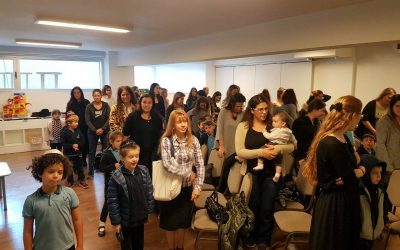 TEFILÁ CON MAMÁS Y PAPÁS DE 1° GRADO