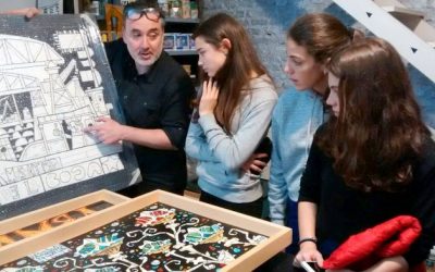 Visita al Taller de Arte de Gustavo Reinoso