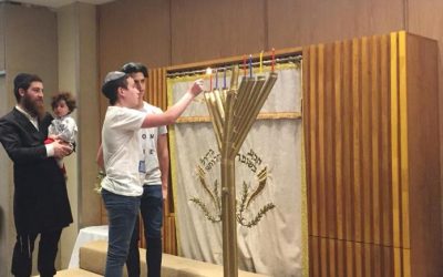 Festejo de Jánuca en Cteens Wolfsohn