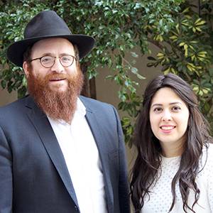 Rabino Mendy y Lea Gurevitch